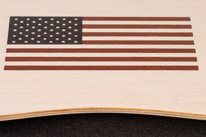 Spilvenpaplāte ASV karogs
